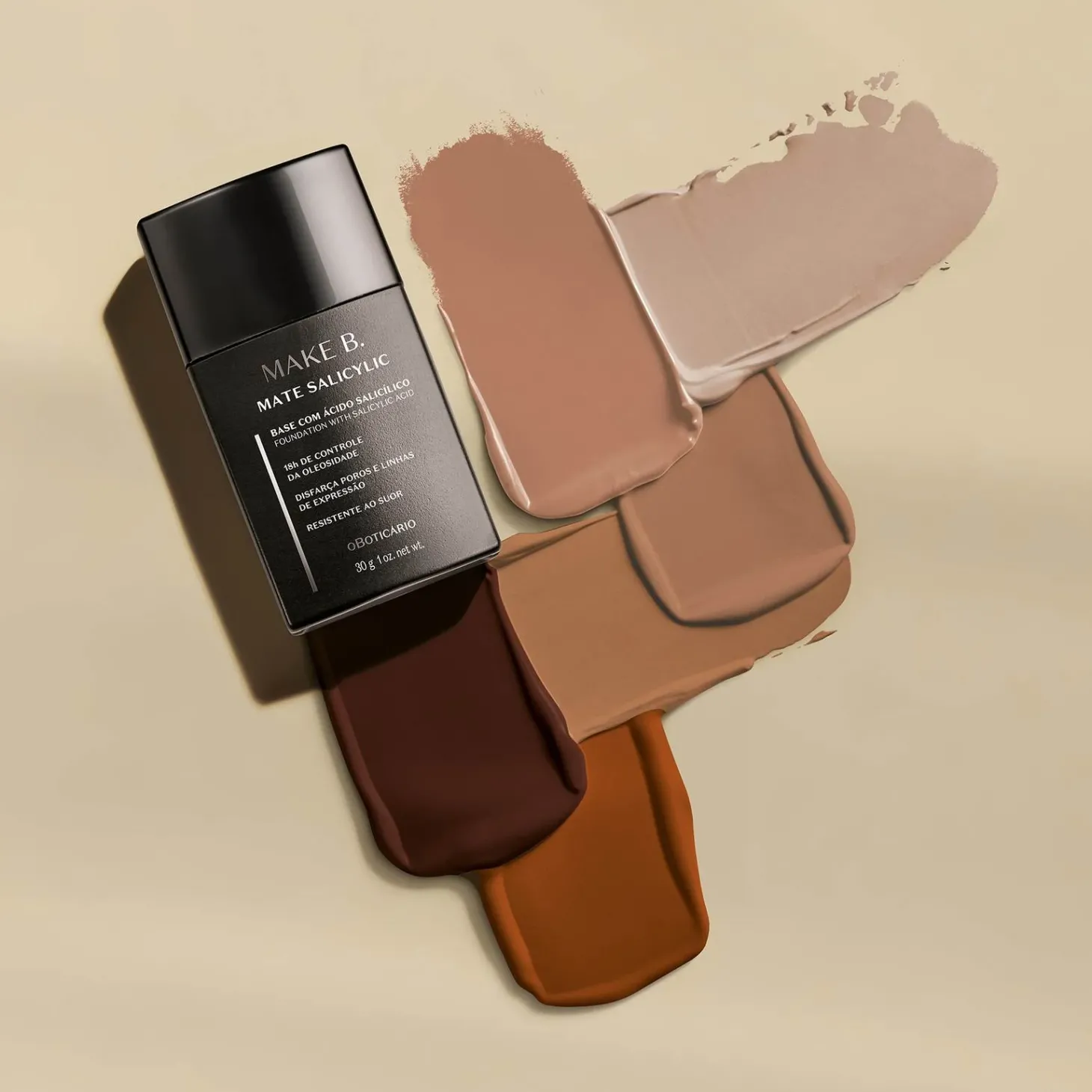 Base Líquida Mate Salicílico 30 g. Make B