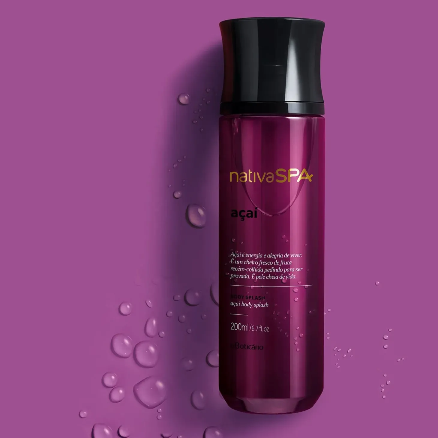 Body Splash Acai 200Ml Nativa Spa