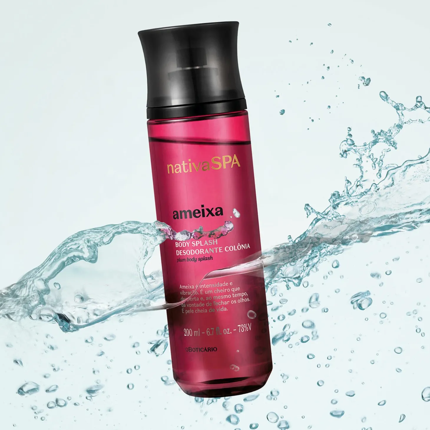 Body Splash Ameixa, 200 ml Nativa Spa