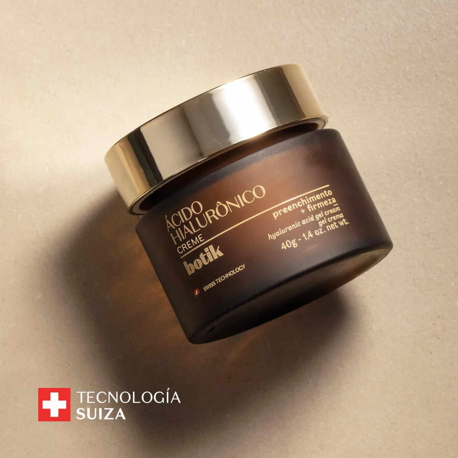 Botik Crema Facial Firmador Ácido Hiálurónico, 40g