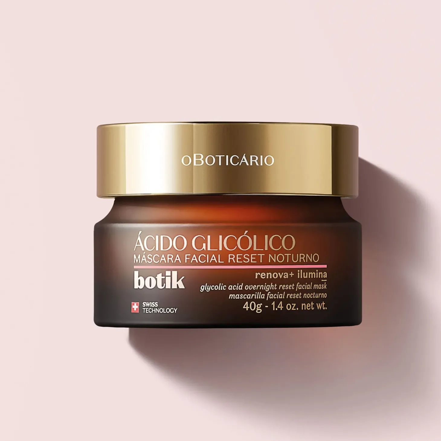 Botik Mascarilla Facial Reset Nocturna Ácido/Glicol 40G