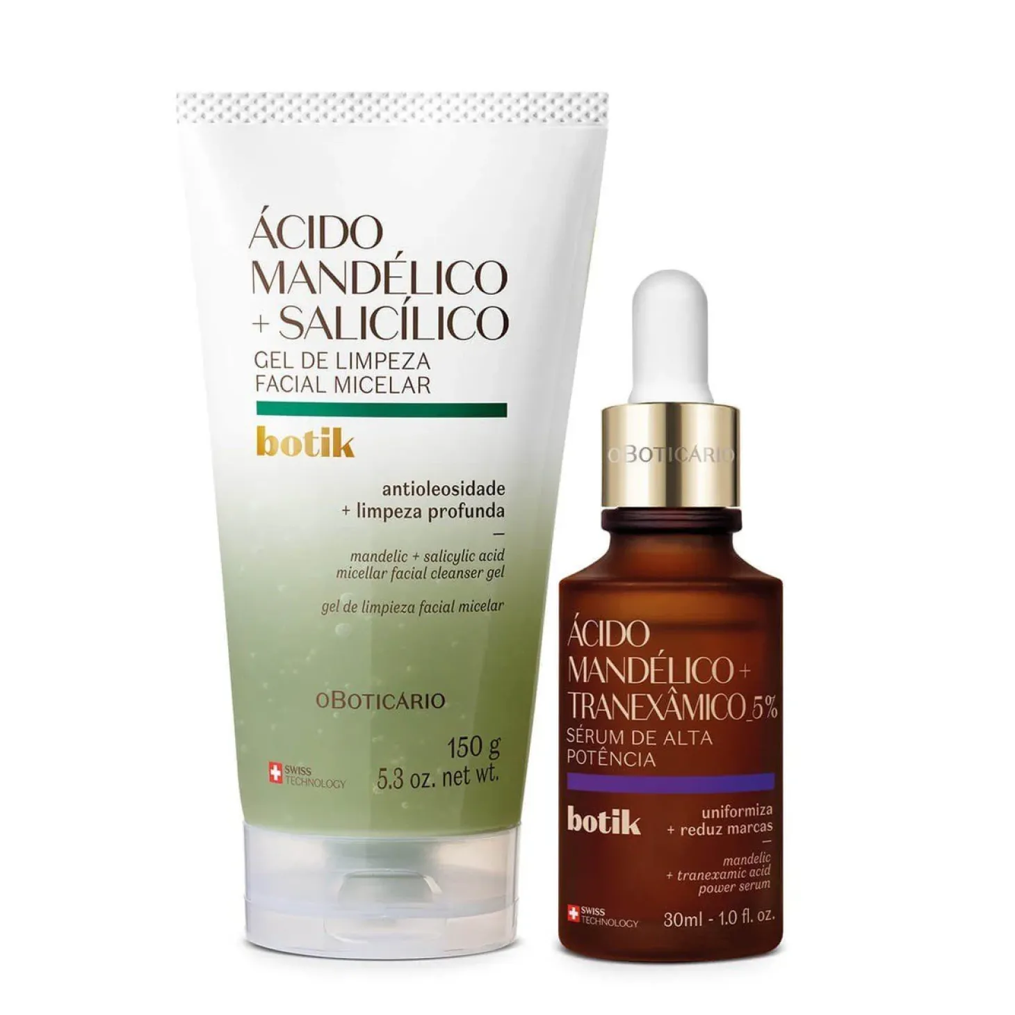 Combo Botik cuidado facial: serum + gel de limpieza