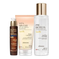 Combo Botik Cuidados Noturnos: Gel de Limpeza 150g + Tonico Facial 200