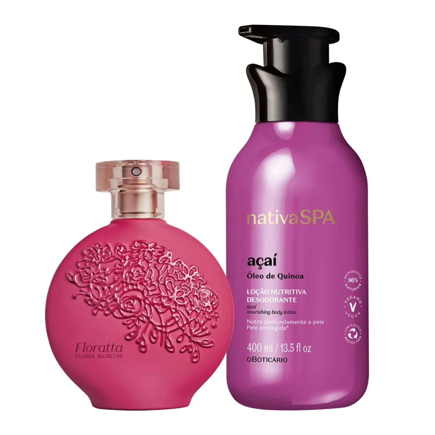 COMBO INICIAL PERFUME DE MUJER FLORATTA + LOCIÓN HIDRATANTE CORPORAL