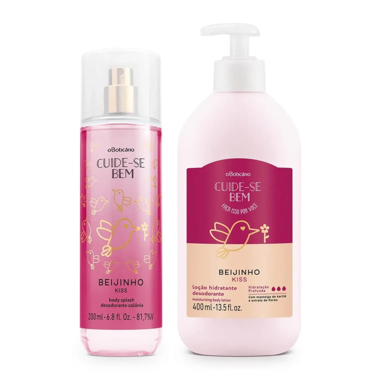 COMBO LOCION CORPORAL 400ML + BODY SPLASH 200ML BEIJINHO CBEM