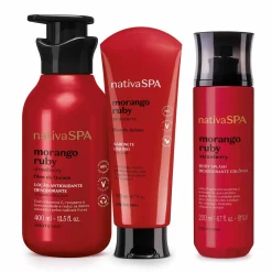 COMBO NSPA BODY SPLASH + LOCION HIDRATANTE+ JABON MORANGO RUBY