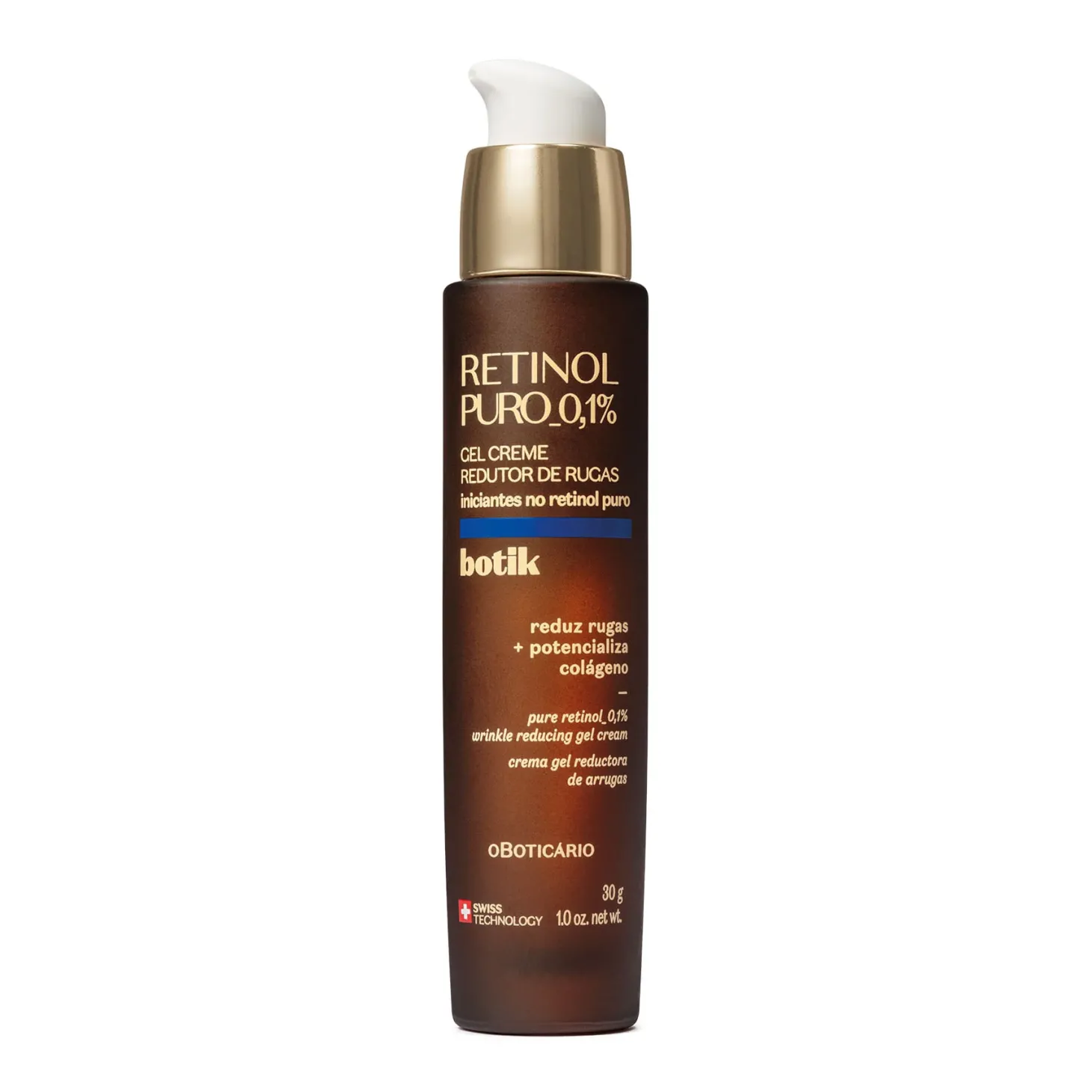Gel Crema Reductora de Arrugas – Retinol Puro, 30 g Botik