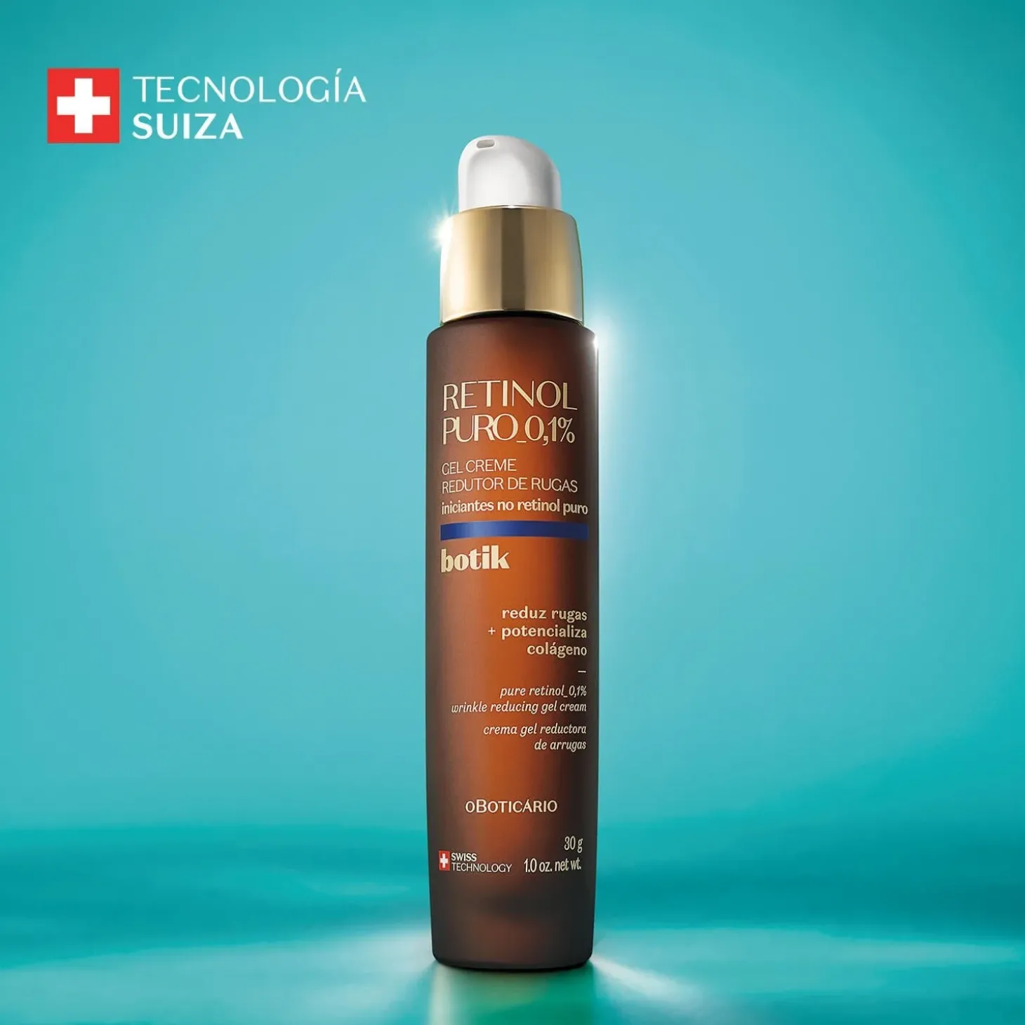 Gel Crema Reductora de Arrugas – Retinol Puro, 30 g Botik