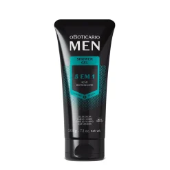 Gel de ducha para cuerpo y barba 3 en 1 205G MEN