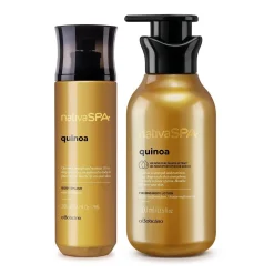 Kit de cuidado corporal loción hidratante quinoa + body splash quinoa Nativa Spa