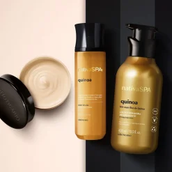 Kit de cuidado corporal Quinoa Nativa Spa: Loción corporal + Body splash + Mantequilla corporal