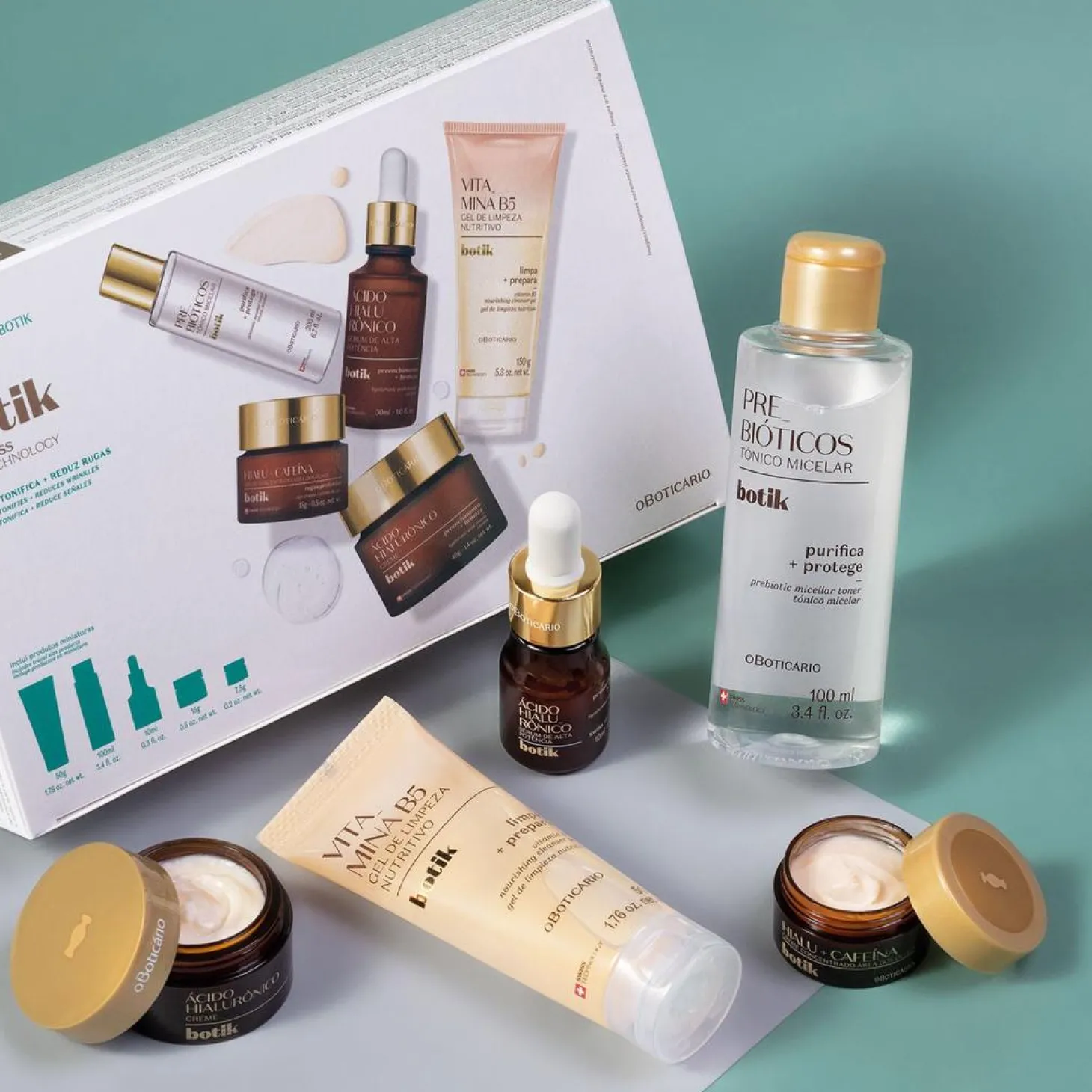 Kit de cuidado facial de alta potencia - Ácido Hialurónico, 10ml.