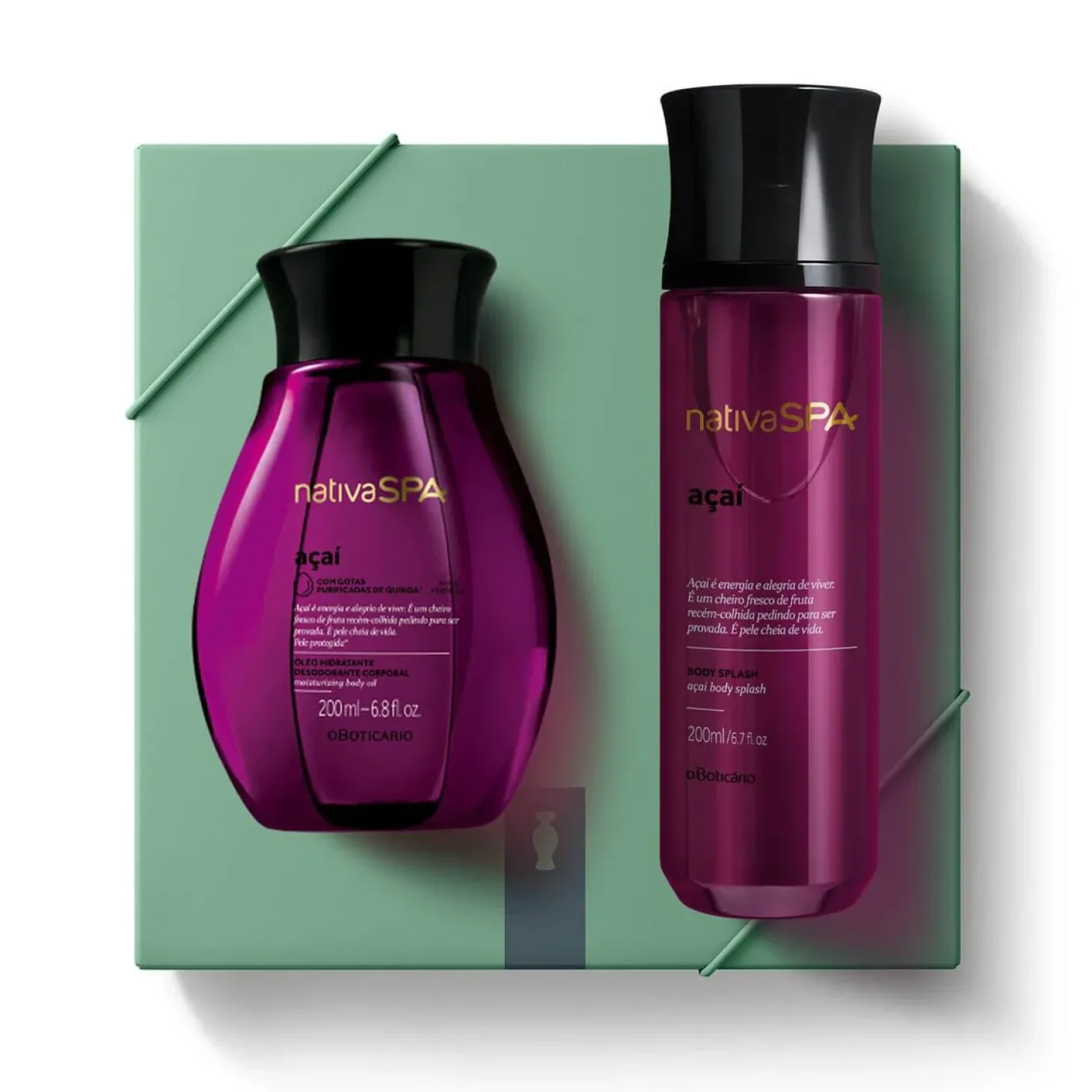 Kit de regalo de amor y amistad cuidado corporal mujer Nativa Spa Açaí