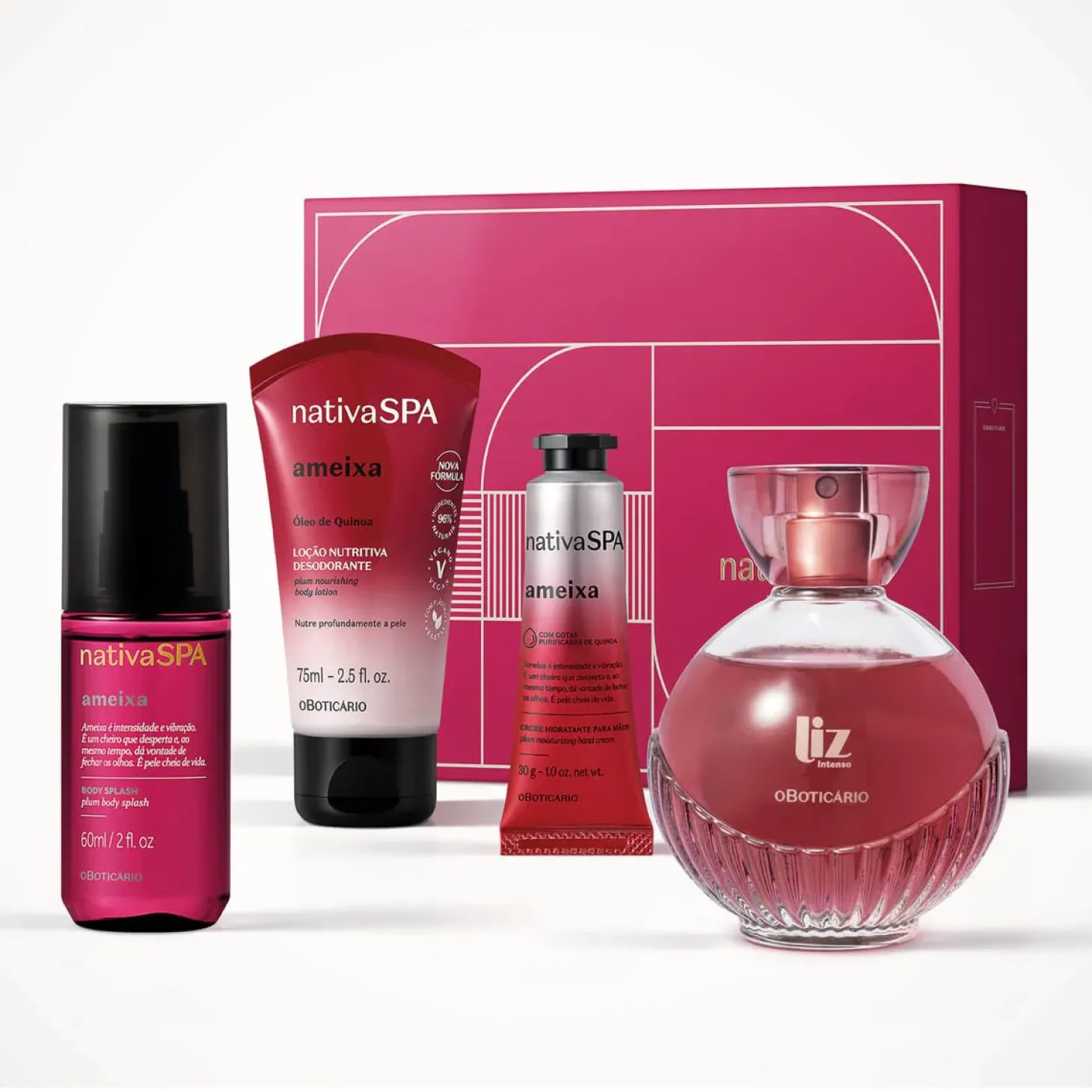 Kit de regalo de amor y amistad de mujer Lizz & Nativa Spa