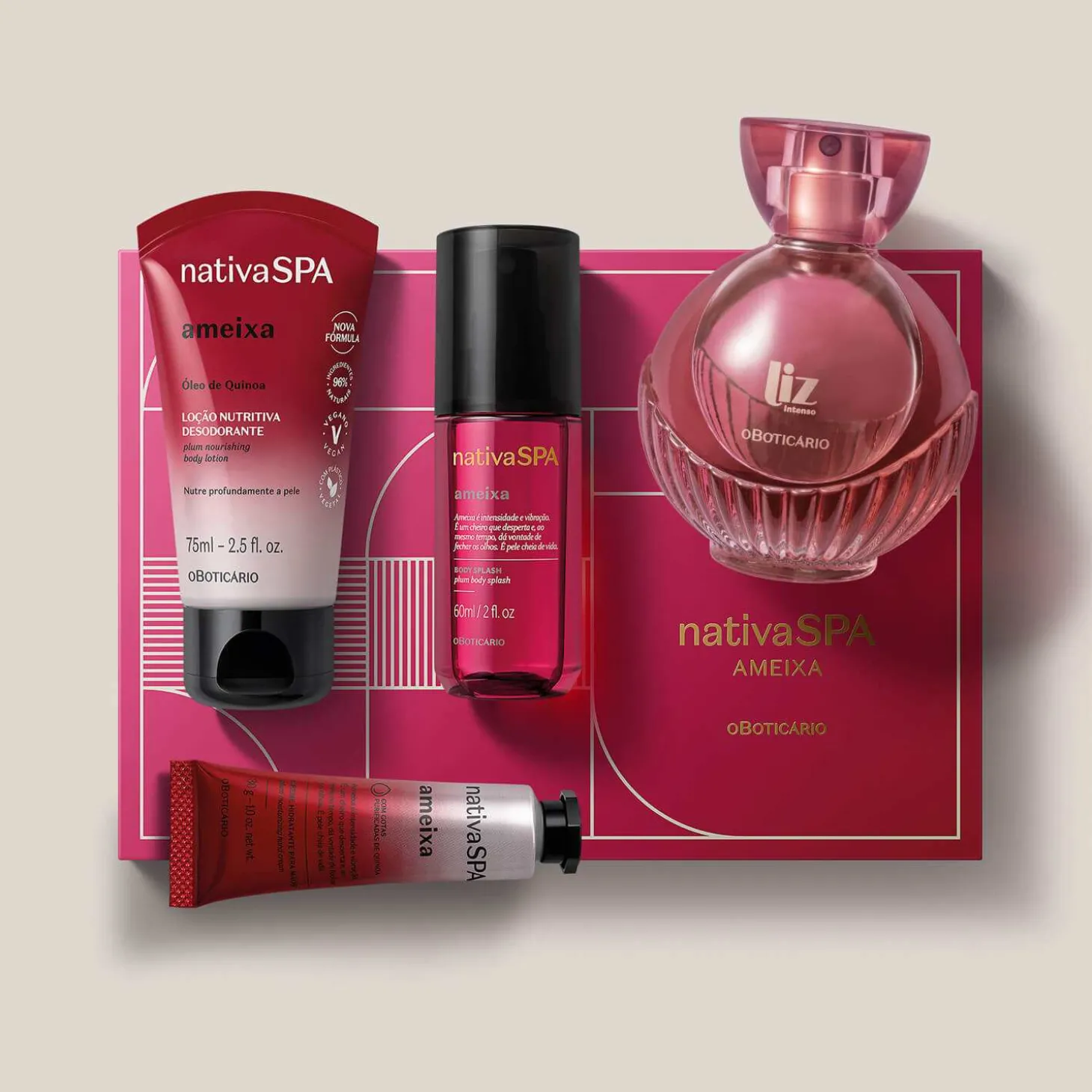 Kit de regalo de amor y amistad de mujer Lizz & Nativa Spa