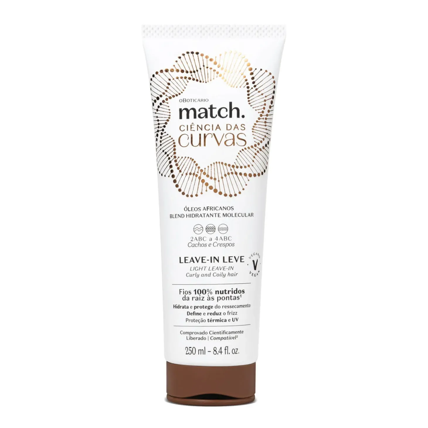LEAVE IN LEAVE CAPILAR CIENCIA CURVAS 250ml MATCH