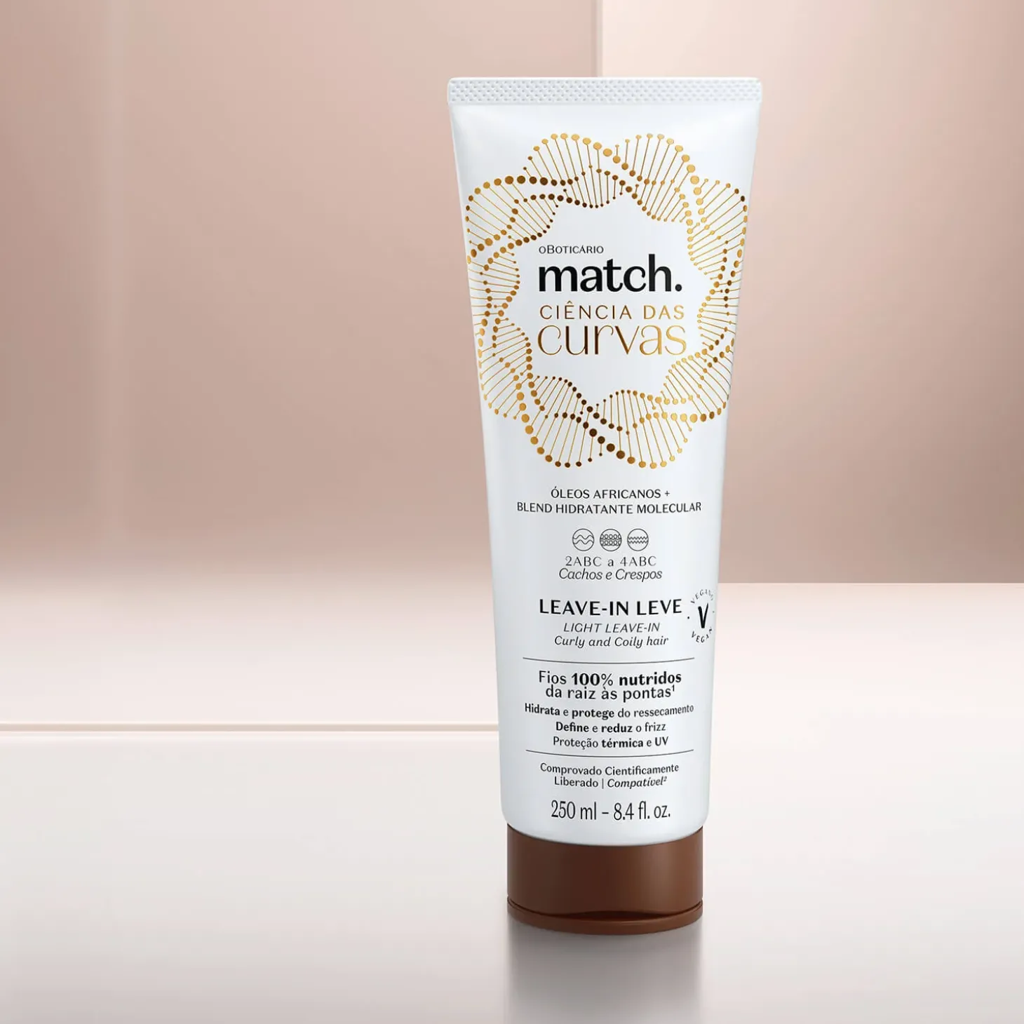 LEAVE IN LEAVE CAPILAR CIENCIA CURVAS 250ml MATCH