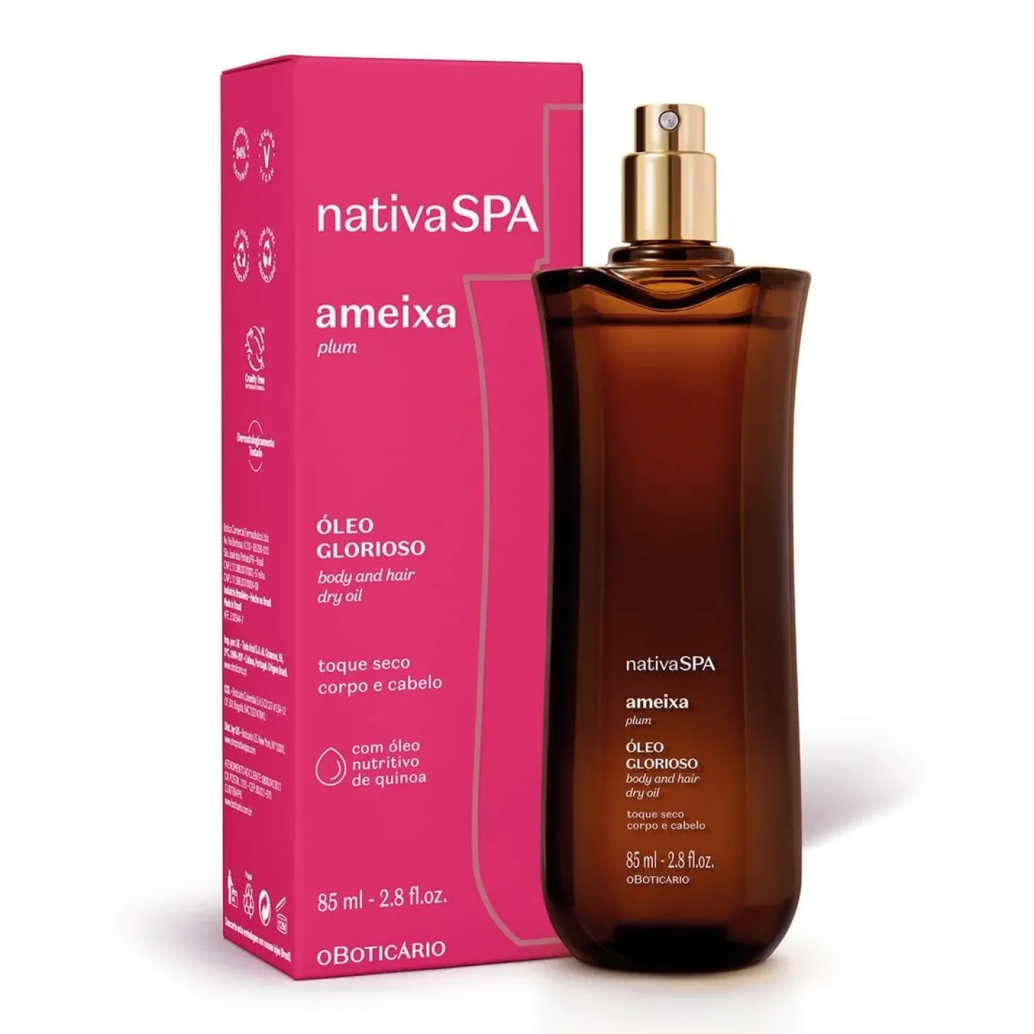 ÓLEO CORPORAL AMEIXA 85ml NSPA