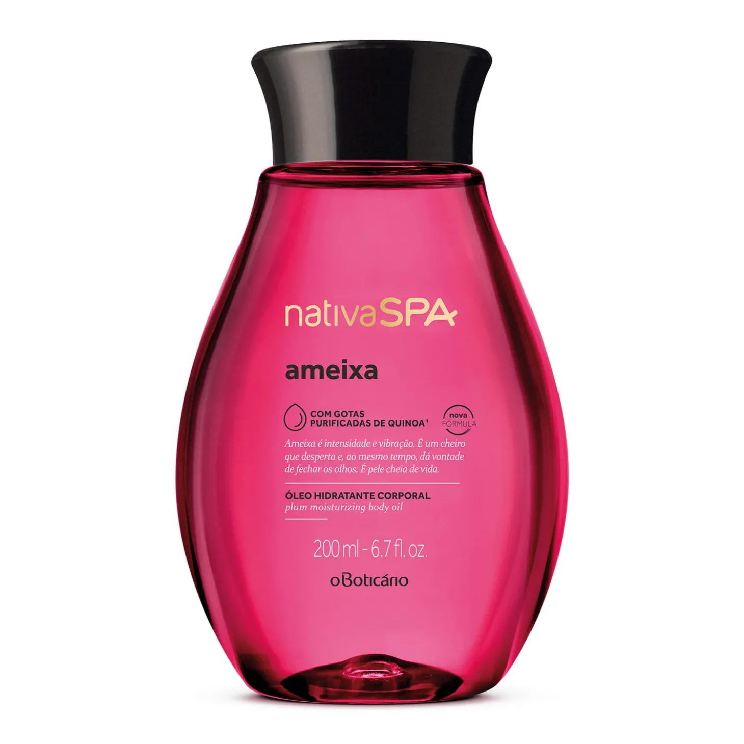 Óleo hidratante corporal ameixa 200ML Nativa Spa