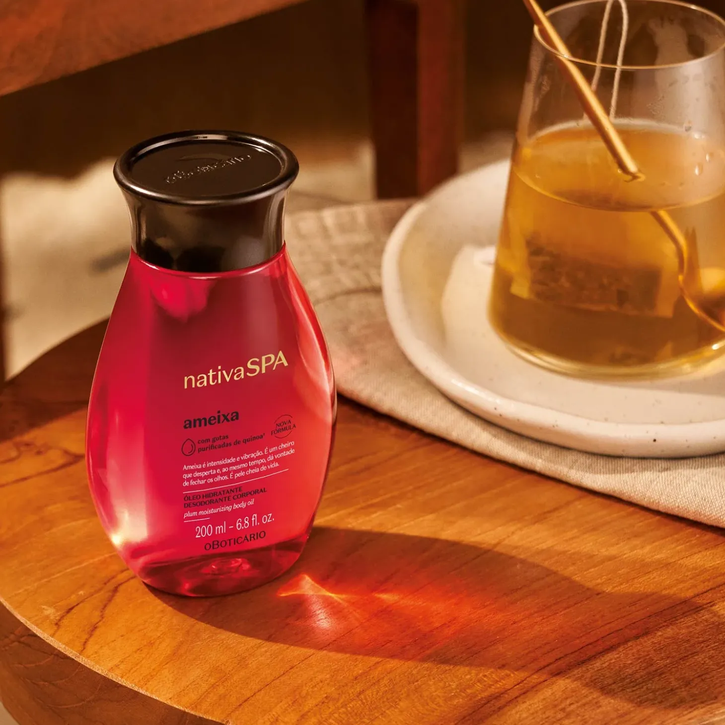 Óleo hidratante corporal ameixa 200ML Nativa Spa