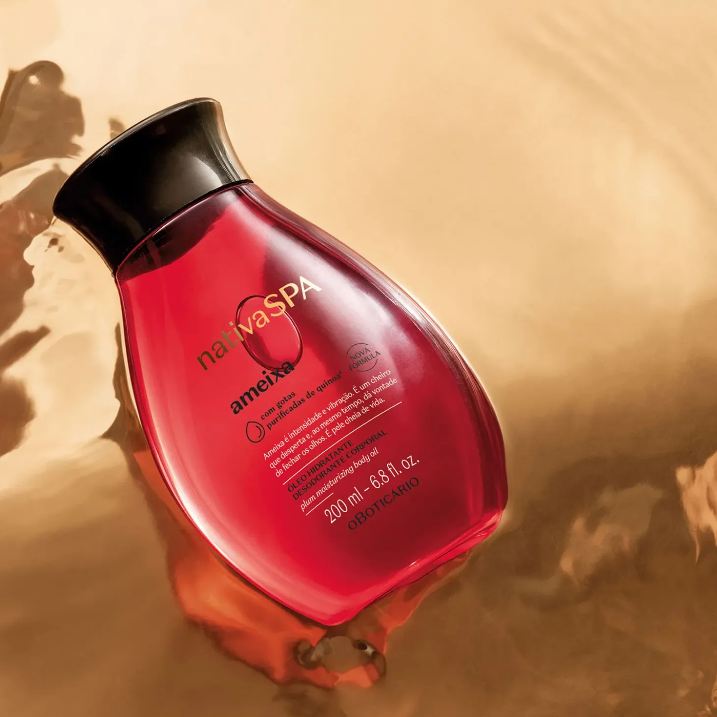 Óleo hidratante corporal ameixa 200ML Nativa Spa