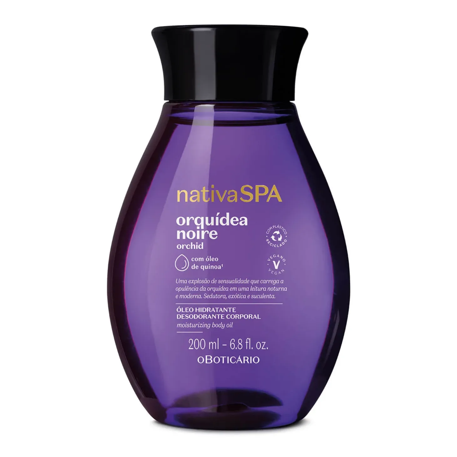 ÓLEO HIDRATANTE CORPORAL ORQUIDEA NOIRE 200ML NSPA