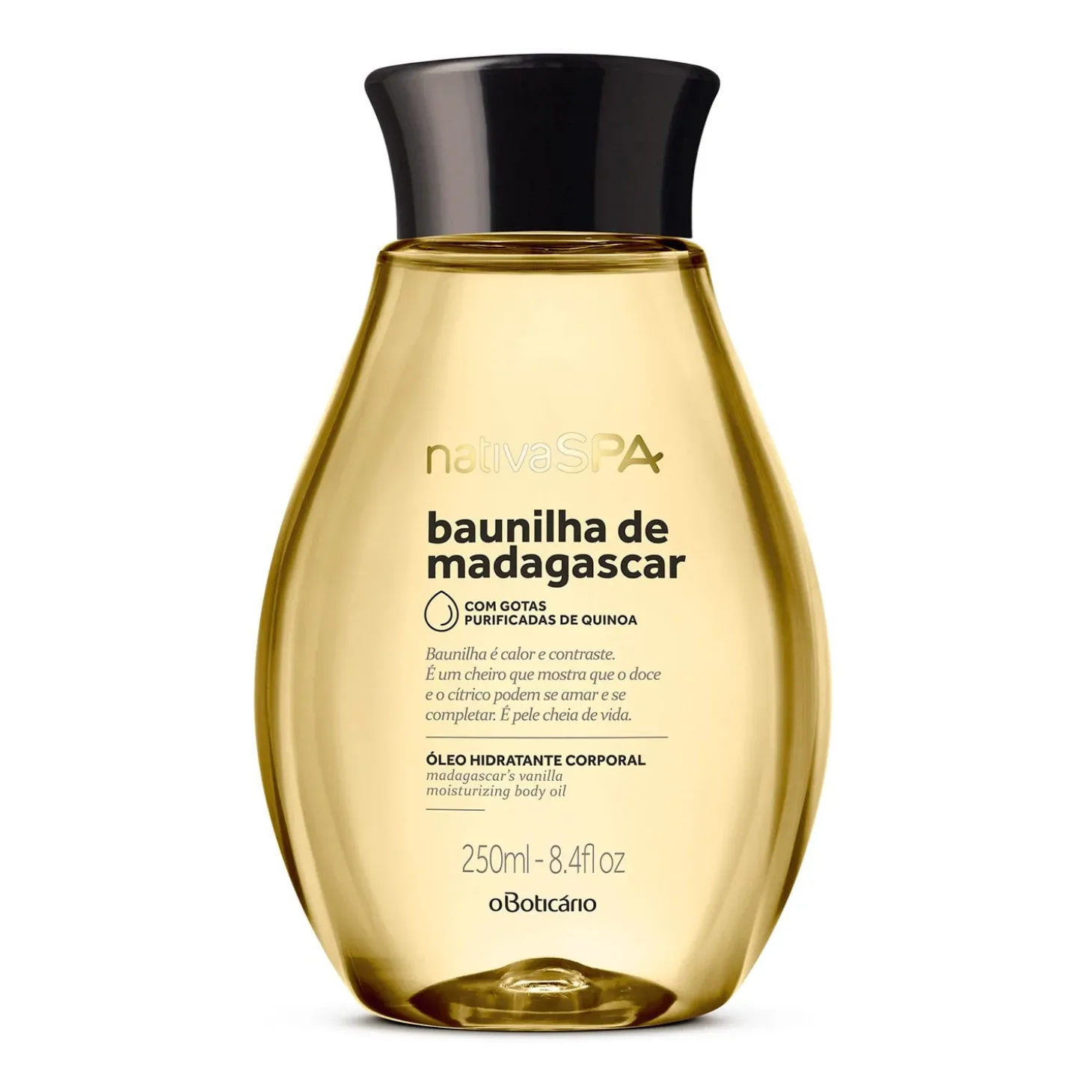 Óleo Hidratante Corporal Vainilla De Madagascar 250Ml Nspa