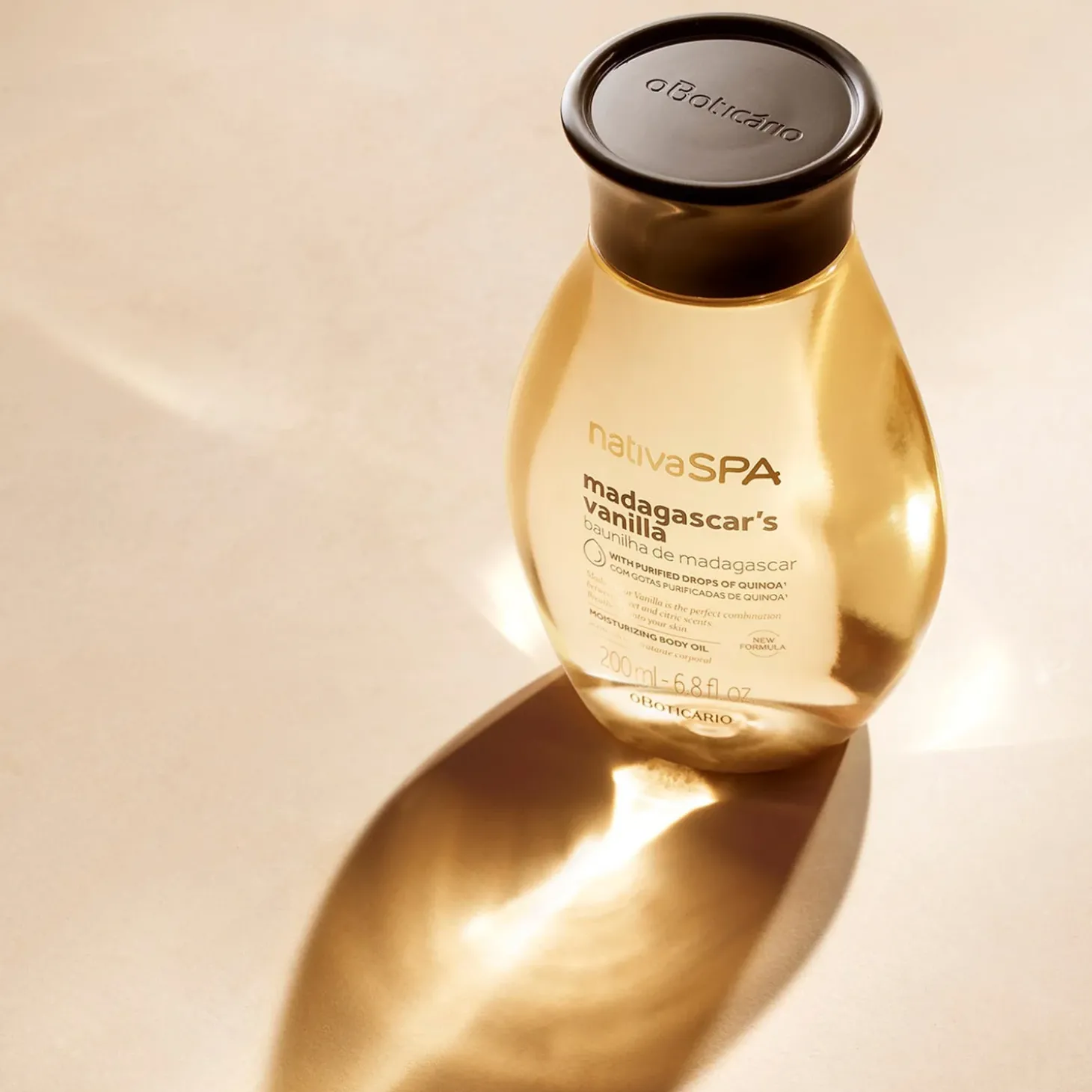 Óleo Hidratante Corporal Vainilla De Madagascar 250Ml Nspa