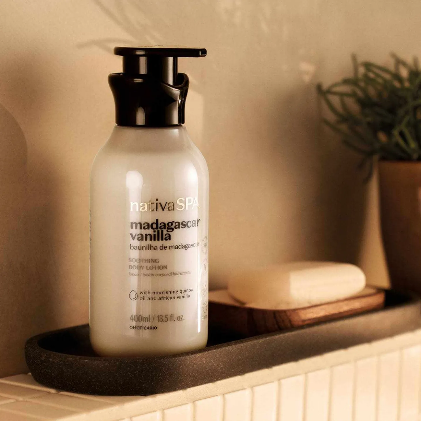 Loción Hidratante Corporal Vainilla De Madagascar 400Ml Nativa SPA