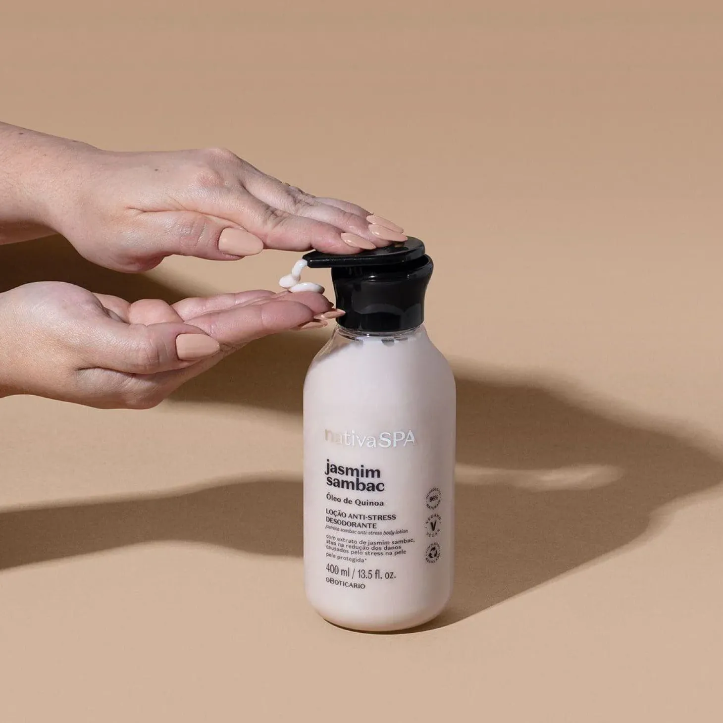 Loción Hidratante Corporal Antiestres Jasmin Sambac 400Ml Exp Nspa