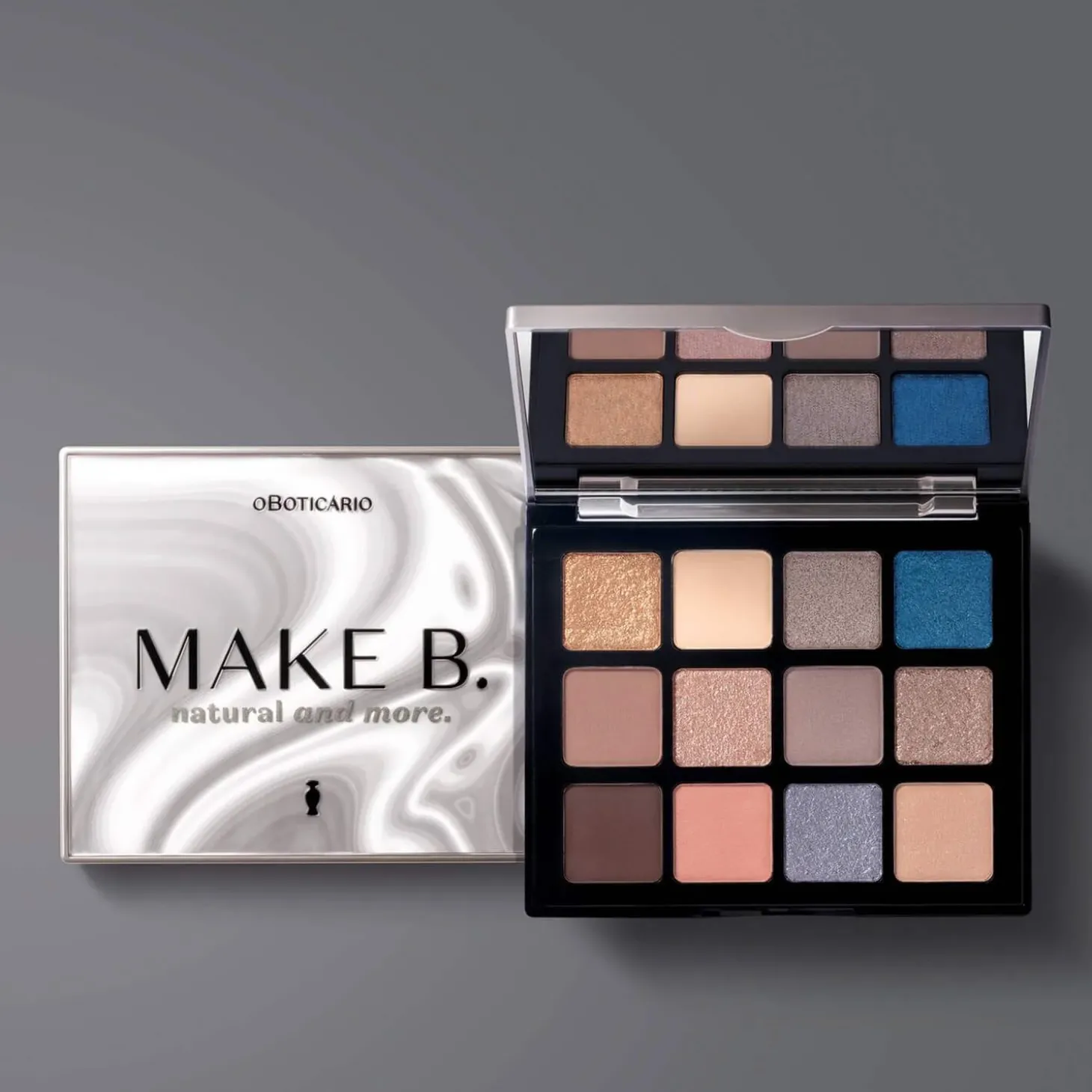 Paleta de maquillaje de sombra natural and more 14,4g Make B