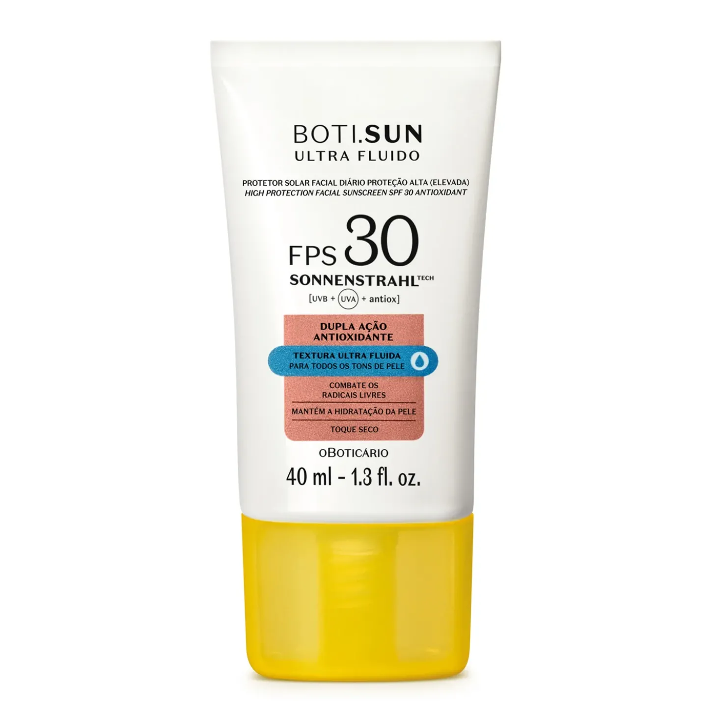 Protector solar facial diario antioxidante fps 30/ 40 ml ultra fluid botisun
